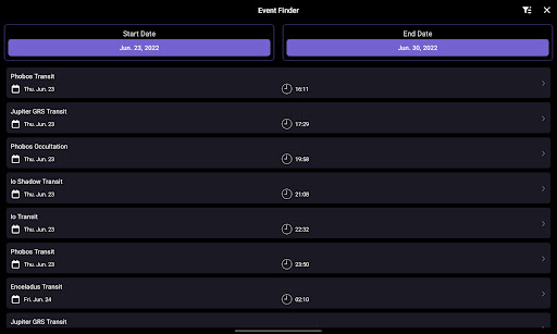 SkySafari 7 Plus screenshot