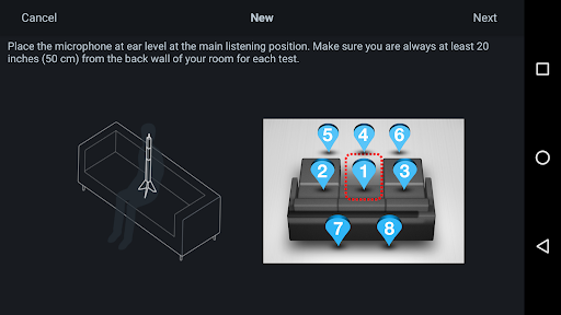 Audyssey MultEQ Editor app screenshot