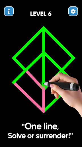 Line Drawing: No Lift Puzzle screenshot