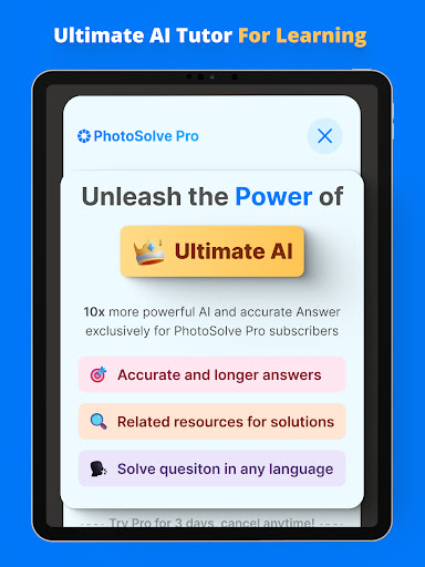 PhotoSolve: AI Homework Helper screenshot