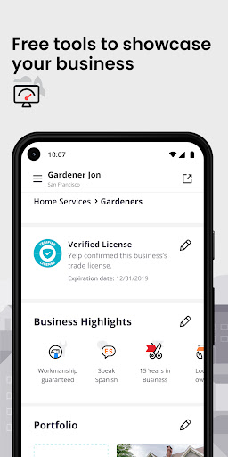 Yelp for Business screenshot