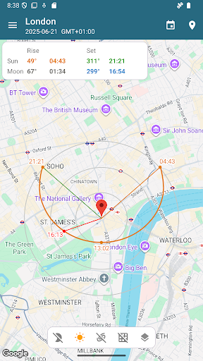 Sun Position: Sunrise/set PRO screenshot