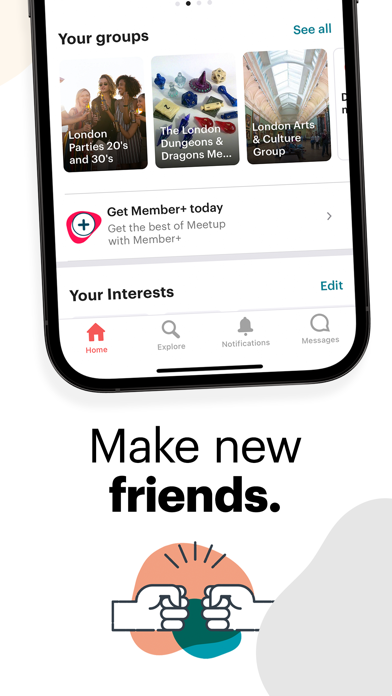 Meetup: Social Events & Groups screenshot