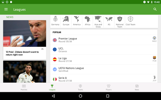 BeSoccer - Soccer Live Score screenshot