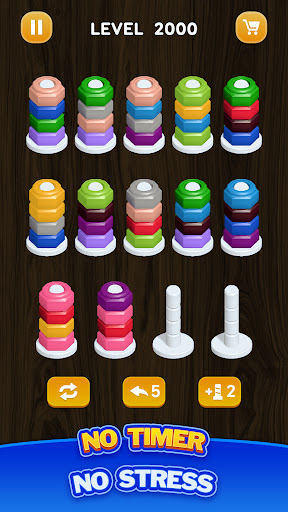 Nut Sort - Color Puzzle Games screenshot