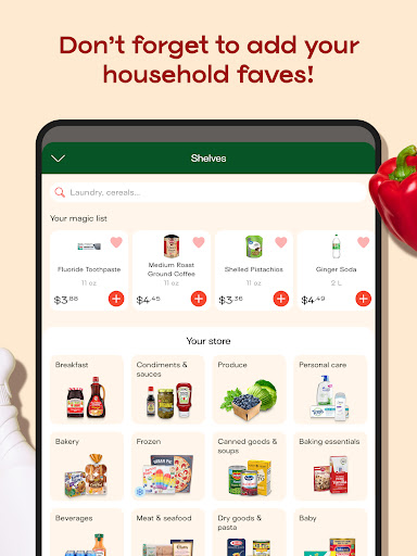 Jow - easy recipes & groceries screenshot