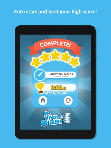 Note Rush: Learn to Read Music screenshot