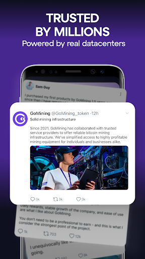 GoMining: Mining, Using BTC screenshot