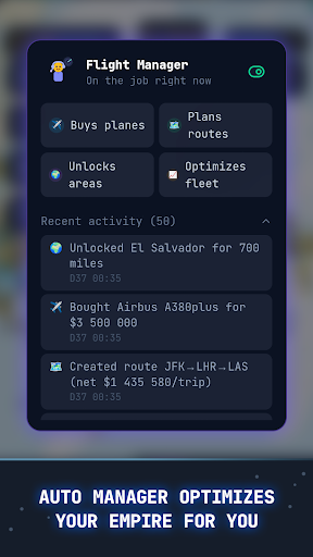 Idle Flight Manager screenshot