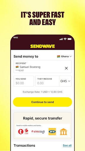 Sendwave: Send Money Abroad screenshot