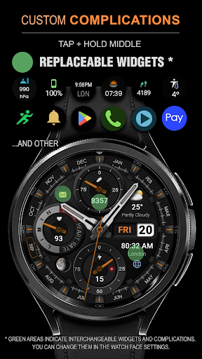 WFP 339 Ultra watch face screenshot