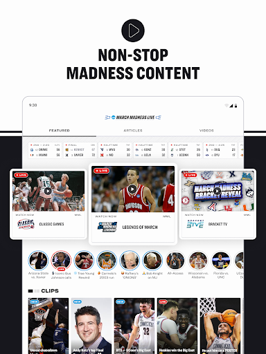 NCAA March Madness Live screenshot