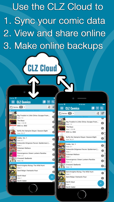 CLZ Comics comic book database screenshot