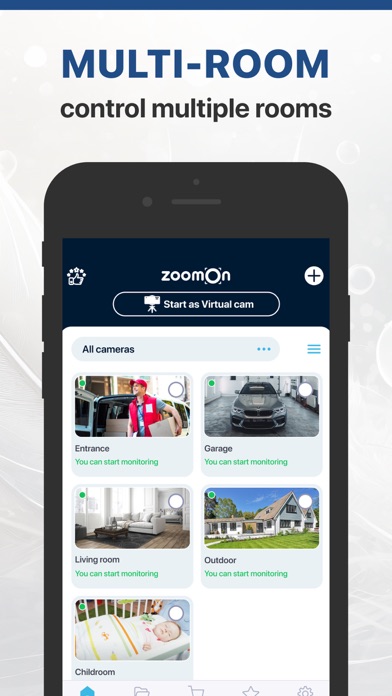 ZoomOn Home Security Camera screenshot