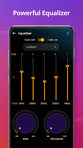 Music player screenshot