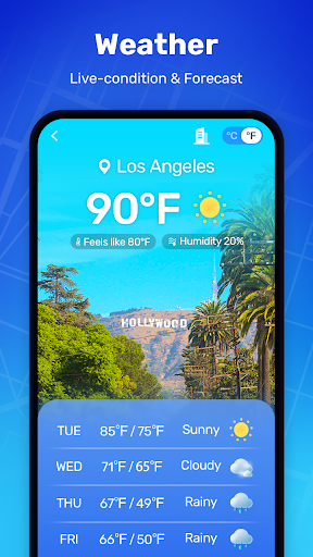 GPS Navigation Route Finder screenshot