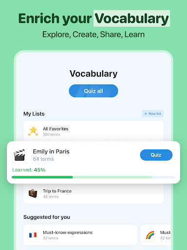 Reverso Translate and Learn screenshot