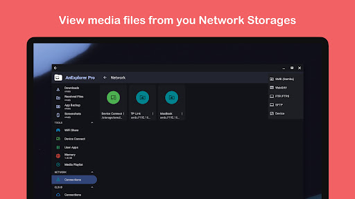 AnExplorer Pro File Transfer screenshot