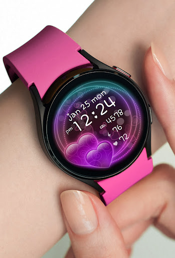Sweet Hearts Watch Face screenshot