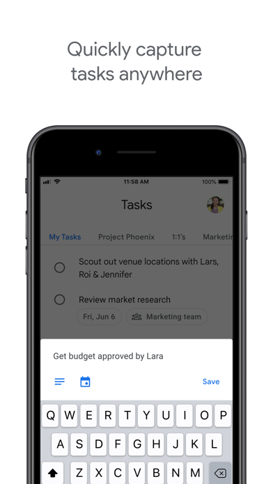 Google Tasks screenshot