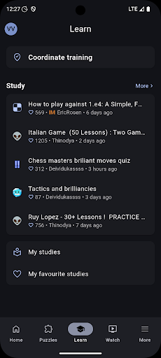 Lichess beta screenshot