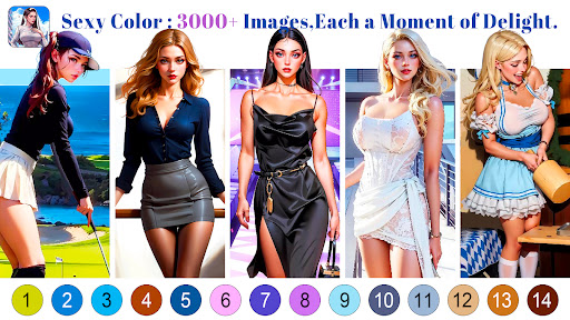 Adult Sexy Coloring Games screenshot