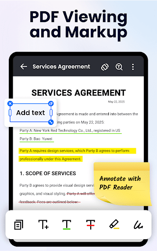 PDF Reader - PDF Editor screenshot