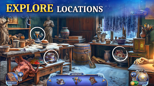 Icebound Secrets・Hidden Object screenshot