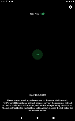 TeslaMirror screenshot