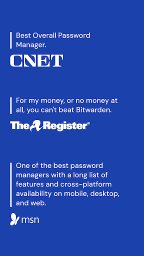 Bitwarden Password Manager screenshot