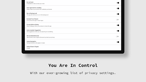 Incognito Browser - Go Private screenshot