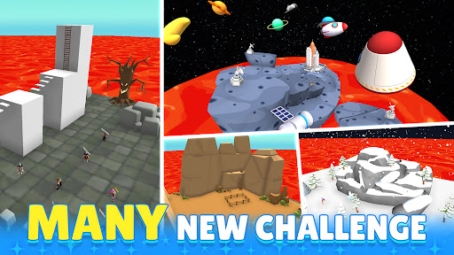 Obby Block World: Lava Fall screenshot