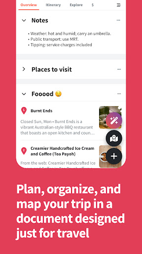 Wanderlog - Trip Planner App screenshot
