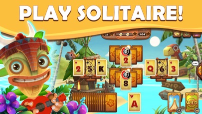 Tiki Solitaire TriPeaks screenshot