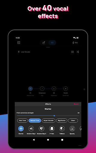 Voloco: Auto Vocal Tune Studio screenshot