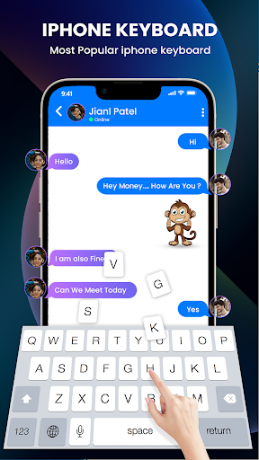 iPhone Keyboard screenshot