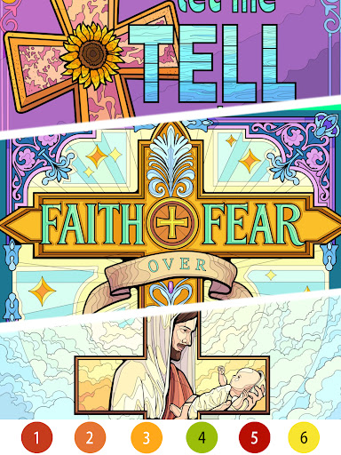 Bible Color Paint By Number screenshot