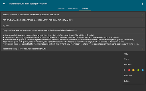 ReadEra Premium – ebook reader screenshot