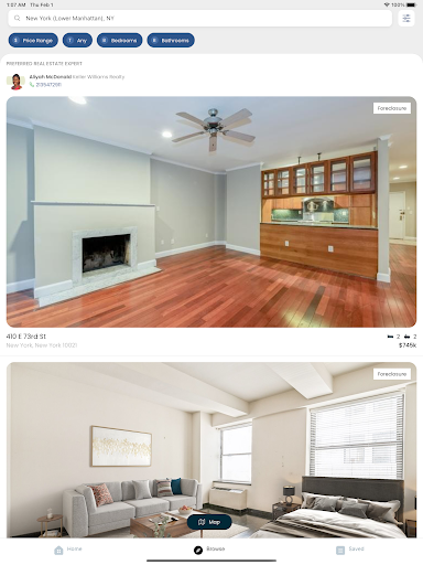 USHUD Foreclosure Home Search screenshot