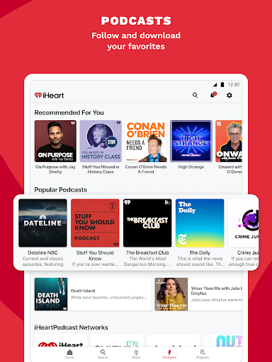 iHeart: Music, Radio, Podcasts screenshot