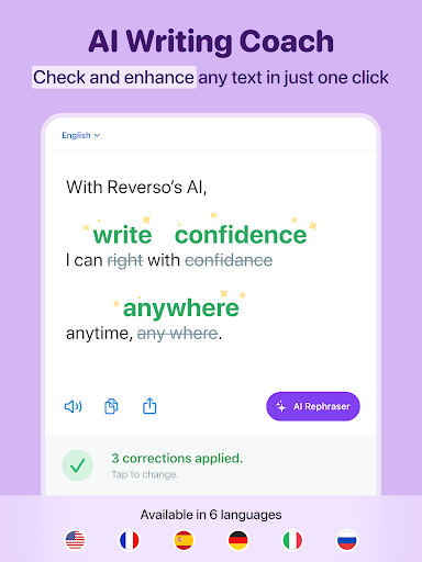 Reverso Translate and Learn screenshot