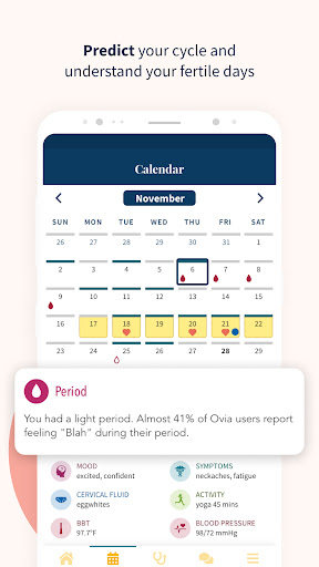 Ovia Cycle & Pregnancy Tracker screenshot