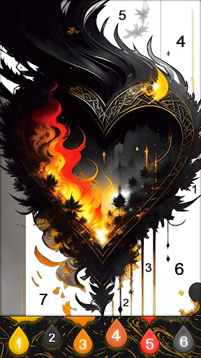 Fluid Art:Color By Number screenshot