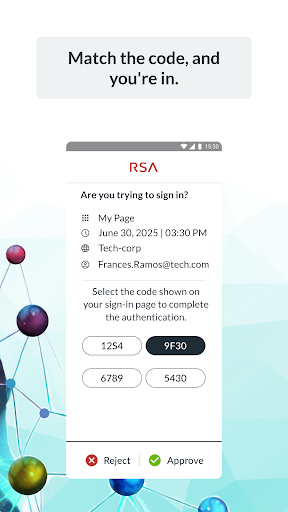RSA Authenticator (SecurID) screenshot