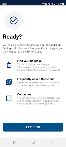 Mobile Passport Control screenshot