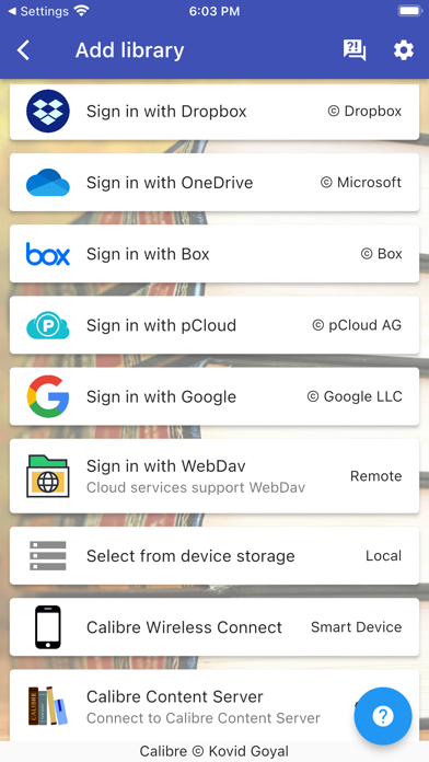 Calibre Sync screenshot