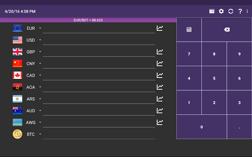 Currency Converter Plus screenshot