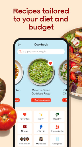 Jow - easy recipes & groceries screenshot