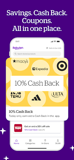 Rakuten: Cash Back and Deals screenshot