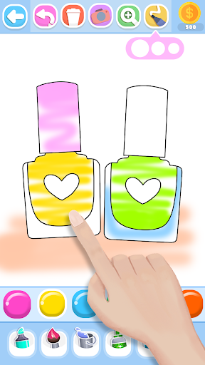 Glitter Beauty Coloring Pages screenshot